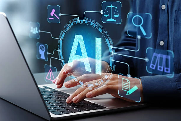 Professional team reviewing structured information with AI